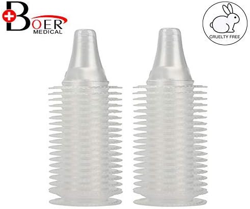 (100 Pack) Boer Medical Compatible Thermometer Probe Cover/Lens Tips/Caps for All Braun Thermoscan Series Thermometer & Other Digital Thermometer