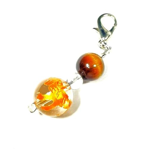 【五黄の寅年のお守りセット】五黄土星の寅年 白虎 金彫本水晶 虎目石 タイガーアイ チャーム 金箔護符 白蛇 カード 36年に一度の金運年 縁起物 奇跡のパワーストーン 風水 オブジェ 贈り物 ギフト お財布 小銭入れ ストラップ付 OS1