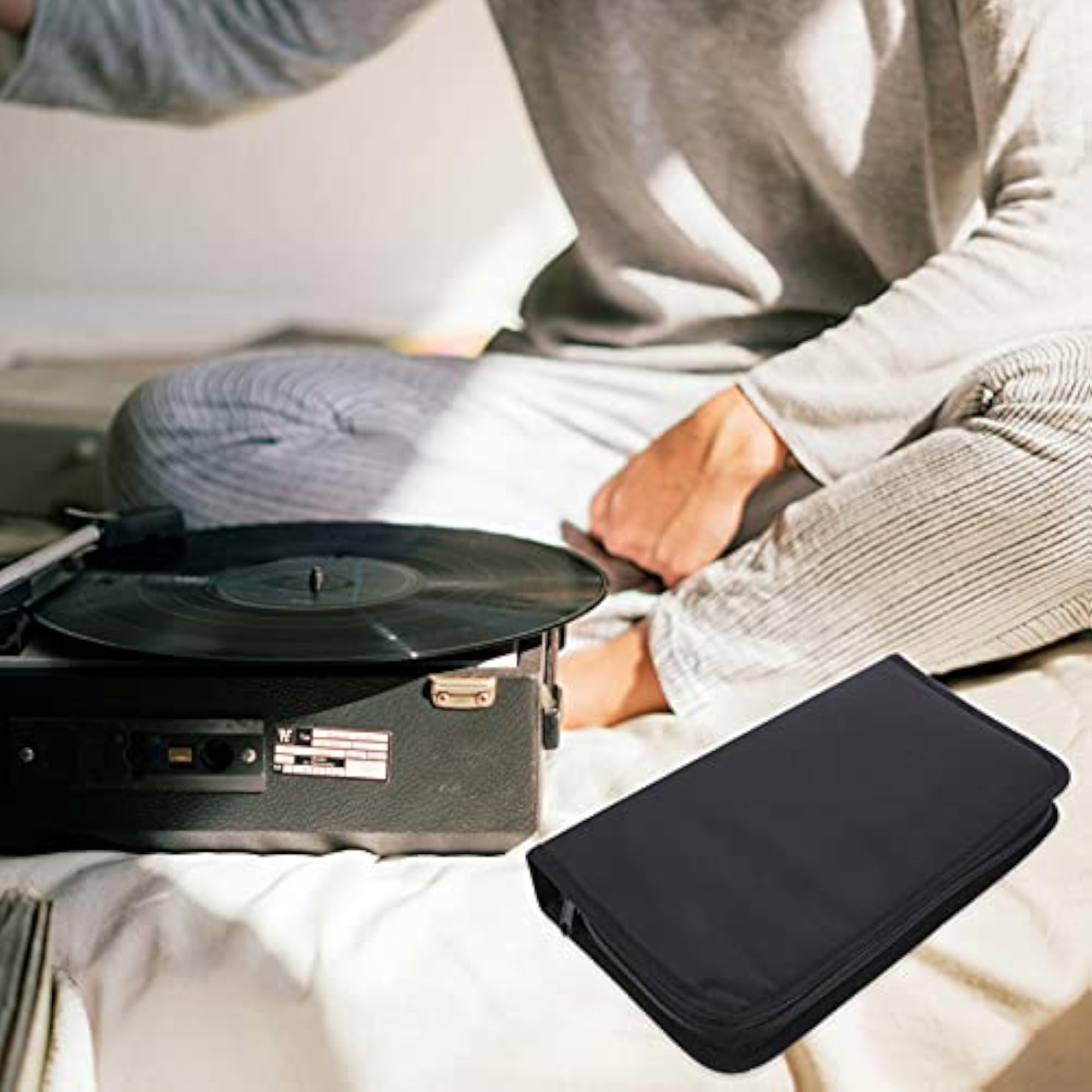 Oxford Cloth CD Storage Case for 80 CDs