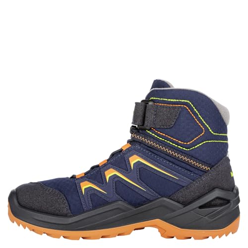 LOWA Stiefel mittel MADDOX WARM GTX MID JR navy/orange, 34