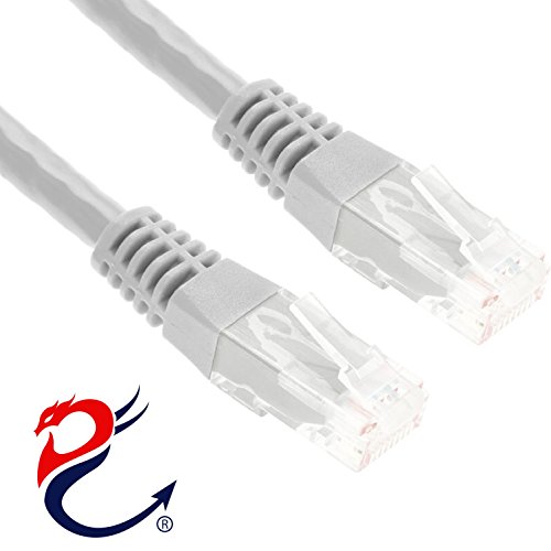 CAT5E Ethernet Kabel 1,5 M - Grau, Für Router, PC, Gaming
