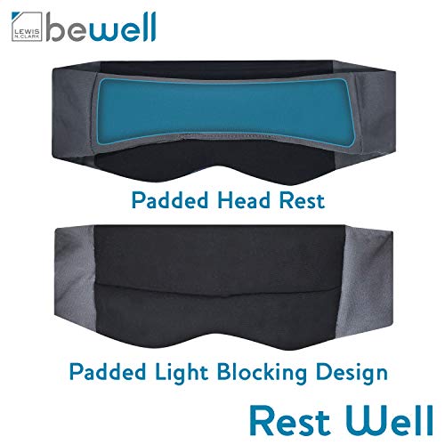 Lewis N. Clark Big Wrap Eye Mask To Block Light For Travel, Sleep Aid For Airplane thumb #4