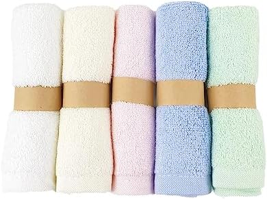 Ultimate Baby Essentials Premium Washcloths made from 100% Bamboo Viscose – Gentle and Luxurious Care for Your Little One – Perfect Baby Shower Bundle (Assorted Colors in Box Pack)