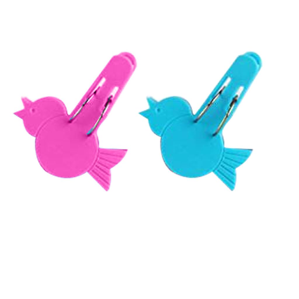 Bird Clothespins, 10 Photo Paper Peg Pin Food Seal Clip Windproof Clothes Clip Random Colors/Bird PremiumDeft Processed