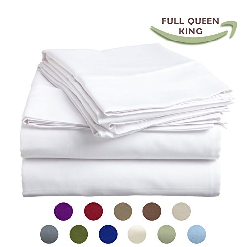 High Strength Natural Bamboo Fiber Yarns Egyptian Comfort 1800 Thread Count 4 Piece
