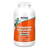 NOW  Potassium Gluconate Pure Powder, 1-Pound