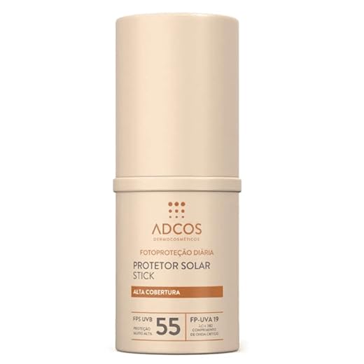 Adcos Filtro Solar Tonalizante FPS 55 Base Stick Ivory 17g