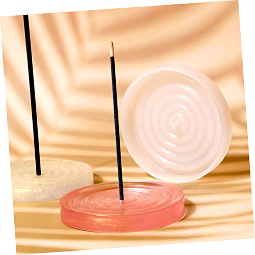 VILLCASE 6 Peças Molde De Placa De Incenso Artesanato Faça Você Mesmo Molde Porta-incenso Diy Moldes