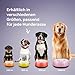 EHASO Hundenapf mit Pfötchen - Futter- und Trinknapf für kleine und große Hunde, unifarben