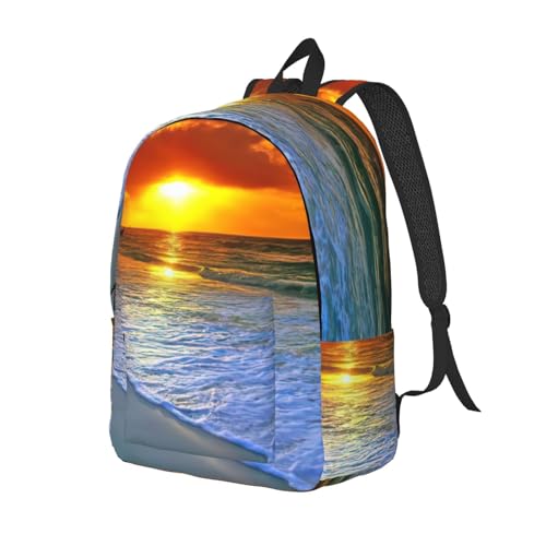 Sac à dos d'ordinateur EdWal imprimé coucher de soleil voyage - 2