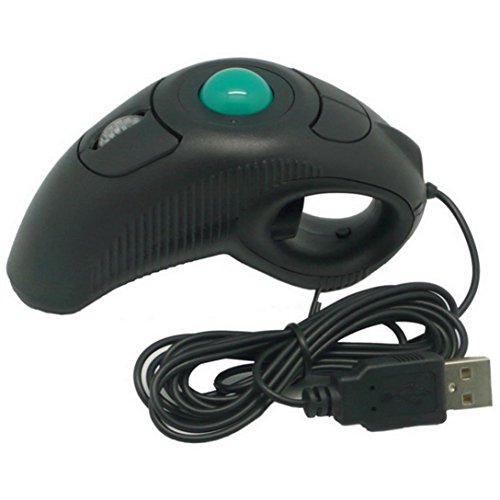 Wired Mouse, Oyedens 1000DPI Finger Hand-Held Trackball Mouse USB PC Computer Mice