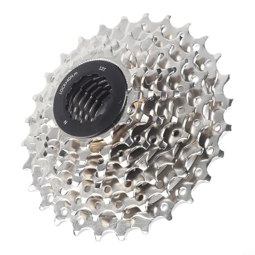 Image of NINMORTH 7 Speed Mountain for Bike Cassette 12-28T or 12-32T Steel with Locknut for HG Freehub(12-28T)