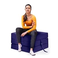 Loft 25 Sedia Letto Pieghevole Graceland Z - Divano E Materassino Futon Per Ospiti, Design Ergonomico Super Comodo (Grafite) - Foto 5