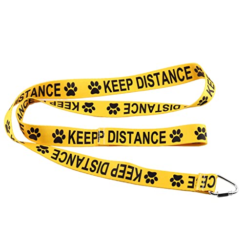 CENWA Keep Away/Keep Distance Yellow Dog Lead (150 cm), Keep Distance LEAD1 - Image 4