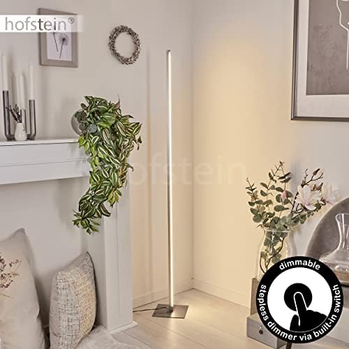 LED Floor Lamp Soyo, Modern Design, Suitable for Living Rooms and Bedrooms, Sleek, Elongated Light Source, Freely Adjustable Brightness, Due to Touch-Sensitive dimmer Switch