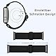 Oielai 4 Pack Loop Armband Kompatibel mit Apple Watch Armband 41mm 40mm 38mm 42mm, Geflochten Nylon Band für Apple Watch SE/iWatch Series 10 9 8 7 6 5 4 3 2 1, Schwarz/Leopard/Beige/Rauch Violett