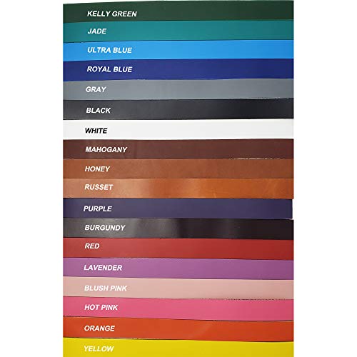 3/8 Inch Leather Strips Latigo - Leather Craft Projects - Strong Quality Usa Made Leather Strips - Choose Your Color-Length - Pitka Leather #TOP1