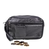 AR BRAND EST.2021 Taxi Driver Money Bag, Black, Medium