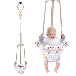 Doorway Jumper for Baby, Baby Jumper with Adjustable Strap, Baby Door Jumper for Indoor/Outdoor Play, Easy to Assemble & Store (Ideal Gift for 6-24 Months)