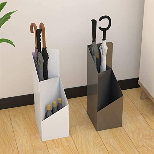 Porte-parapluies géométrique en métal noir de qualité supérieure - 6
