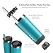 Hidrate Spark PRO Smart Tumbler Bundle – Insulated Stainless Steel – Tracks Water Intake with Bluetooth, LED Glow Reminder When You Need to Drink – 20oz, Sea Glass + 3 Straws