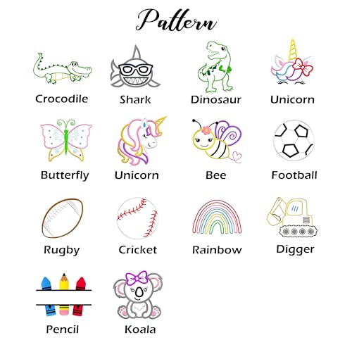 Personalized Kids Backpack for Teens Girls, Custom Name Elephant Cute Kids School Backpack with Adjustable Padded Straps, Personalized Toddler Preschool Backpack, Back to School Gift for Girls(Black)3