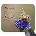 Produktbild Be Still Psalm 46:10 Butterfly Flower Mouse Pad