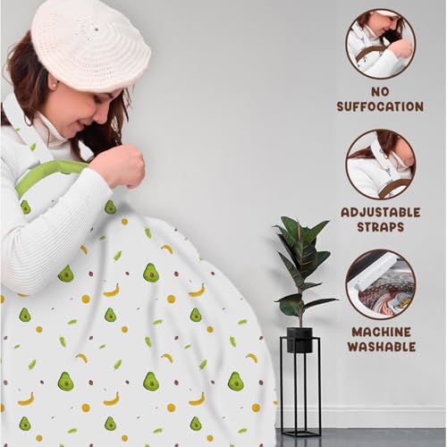 Image of Moms Home Organic Cotton Muslin Nursing Cover for Breastfeeding Apron | Feeding Cover for Mother | Pack of 1 | Blossom