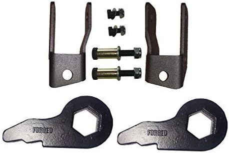 QSA 1" - 3" Adjustable Lift Keys + Shock Extenders. Compatible with 1988-1998 Chevy/GMC 1500 K1500 Truck (4WD) / 92-99 Suburban / 95-99 Tahoe, Yukon