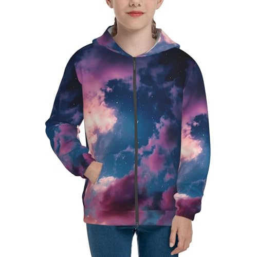 f273c668e458db9a08f8e6dd14c98c2b Kids Pullover Hoodies Boys Zip Up Sweatshirts Girls Athletic Clothes with Pocket3