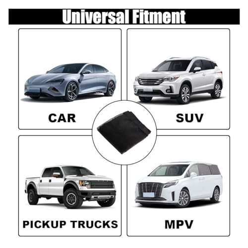 JOYCOURT Rede de barreira para cães de carro, rede de proteção automática para banco traseiro, barre