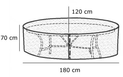 WOLTU Copertura Protettiva per Sedie, Sdraio da
