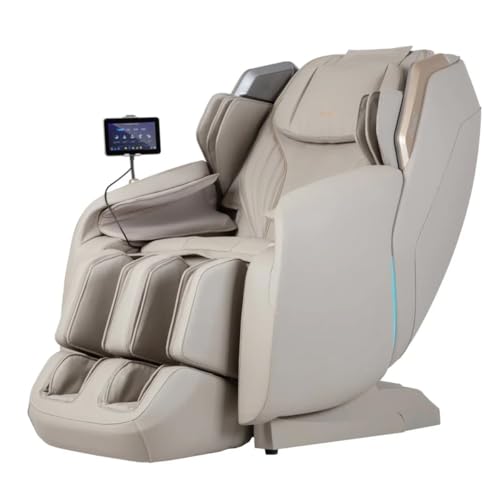 Osaki Atlas XL 4D SL-Track Massage Chair with Deep Calf Massage, Smart Body Scan System, Beige