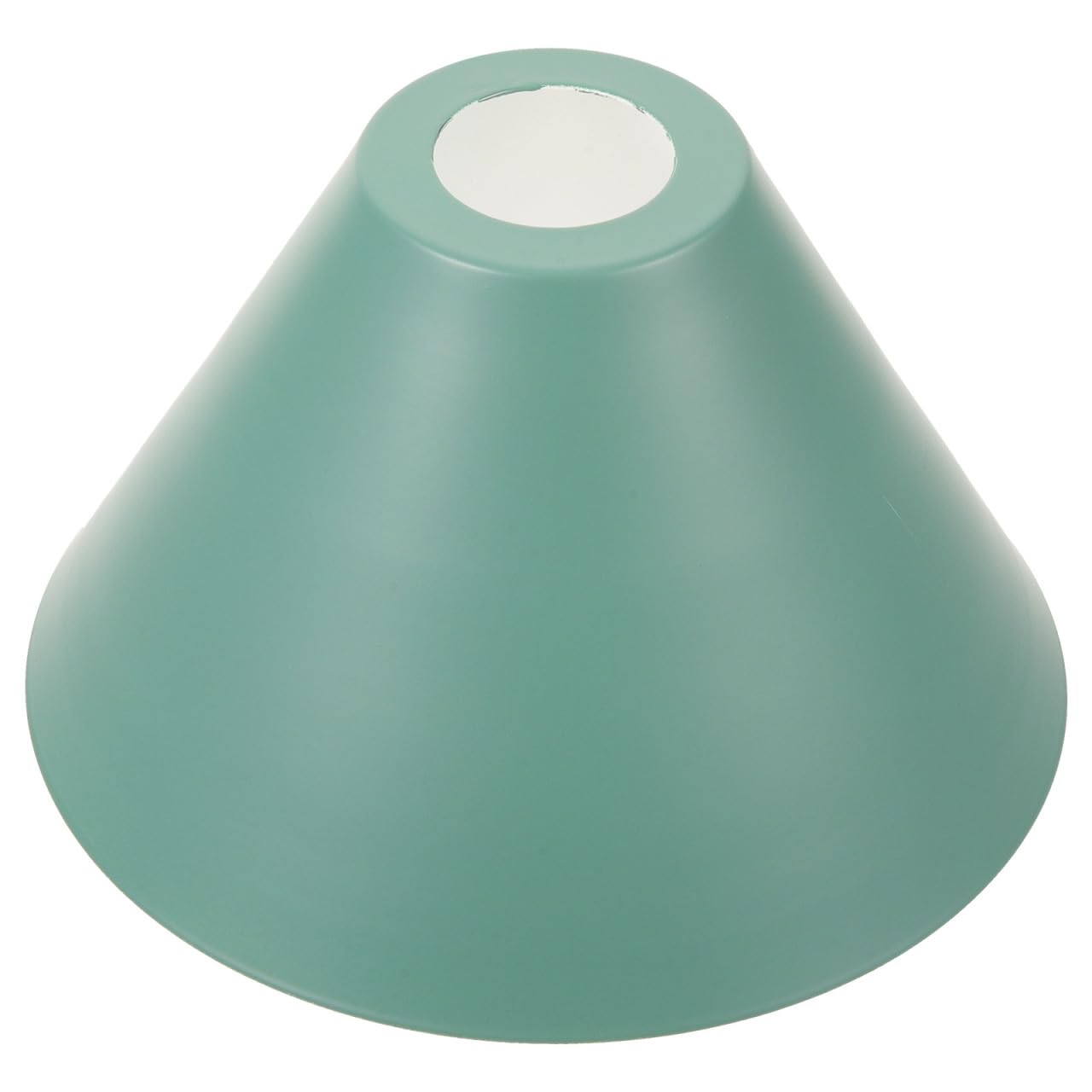 Metal Lamp Shade, Modern Style Pendant Lampshade, Tapered Barrel Light Holder, E27 Chandelier Lampshades, Lamp Protector for Ceiling, Table, Wall Sconce (Green)