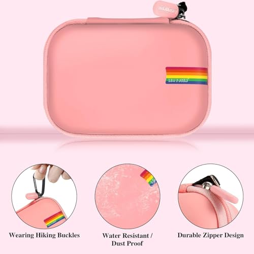 Funda para cámara infantil Leayjeen compatible con cámaras digitales de juguete miniatura 4