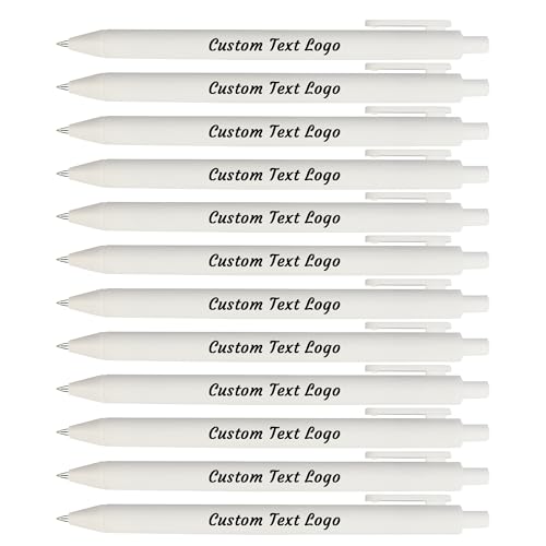 Bolígrafos personalizados con texto, pack de 100 unidades