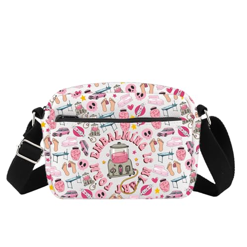 WSNANG Mortician Gift Embalming is My Art Form Messenger Bag Funeral Director Gift Dark Humor Gifts