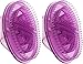 2 Pièces - Massaggiatore per la pancia, in silicone, manuale, massaggiatore per il corpo in silicone, massaggiatore professionale per piedi, gambe, mani, collo, muscoli immagine