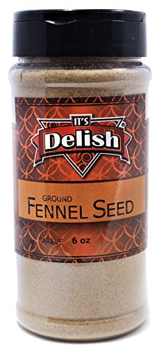Its Delish Ground Fennel Seeds All Natural, 6 Ounce