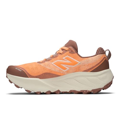 New Balance Women's Fresh Foam X Hierro V9 Trail Running Shoe, Hot Mango/Peach Blossom, 10 M