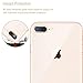 Casetego Compatible iPhone 8 Plus/7 Plus Camera Lens Protector, [3 Pack] Thin Transparent Clear Camera Tempered Glass Protector for Apple iPhone 8 Plus/7 Plus(clear)