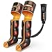 Leg Massager with Heat and Compression, Foot and Full Leg Massager for Circulation and Pain Relief, Sequential Compression Boots with 6 Modes, 6 Intensity, 3 Heat, Gifts for Mom, Dad, Athletes