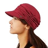ColorSun Fashion Hat Cap with Brim Visor for Woman Ladies, Best for Daily Use
