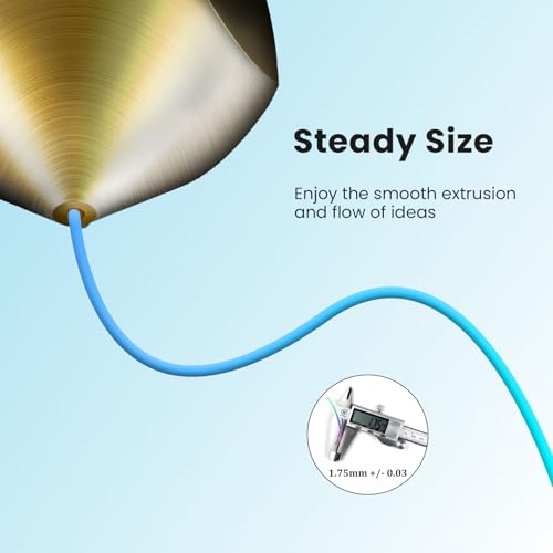 Image of PLA Filament 1.75mm Cyan (Water Blue) 1KG Perfectly Wound Accuracy + /-0.02mm PLA Basic 3D Printer Filament