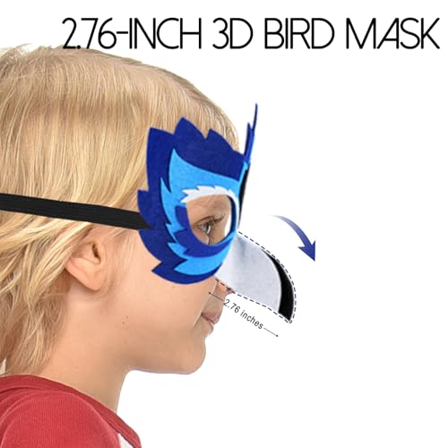 Disfraz de pájaro con máscara 3D para niños miniatura 3