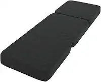 Cama Sofá Dobrável Casal Preto – Modelo Versátil 3 em 1 p/Sala, Quarto ou Escritório(Solteiro)