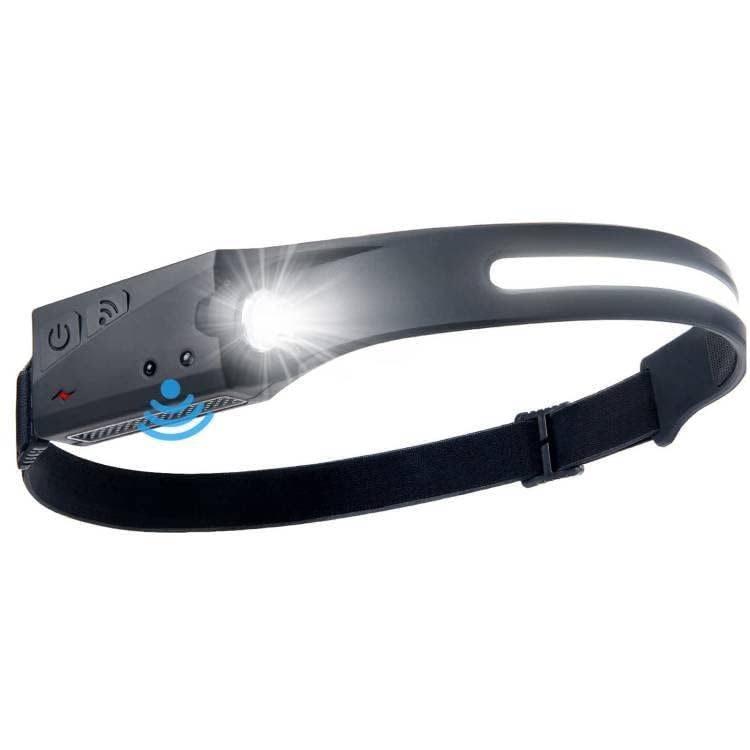 flintronic Headlights Rechargeable, 350 Lumen 230 ° Lighting 5 Light Modes for Camping, Jogging Running