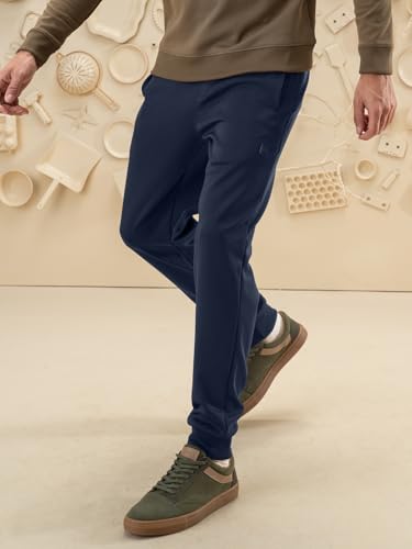 Image of DAMENSCH Regular Fit Matt Solid Premium Microfibre Elastane Cargo Joggers Dyes Soft Inner Fleece Fabric for Softer Feel, Comfortable Casual Wear Joggers for Men