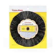 ToolPro 8-Inch Horse Hair Stipple Brush Professional Texture Brush for Drywall and Ceiling Finishing