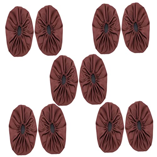 ABOOFAN Shoes Pouch for Adults 5 Pack Washable Reusable Anti-crease Waterproof Overshoes